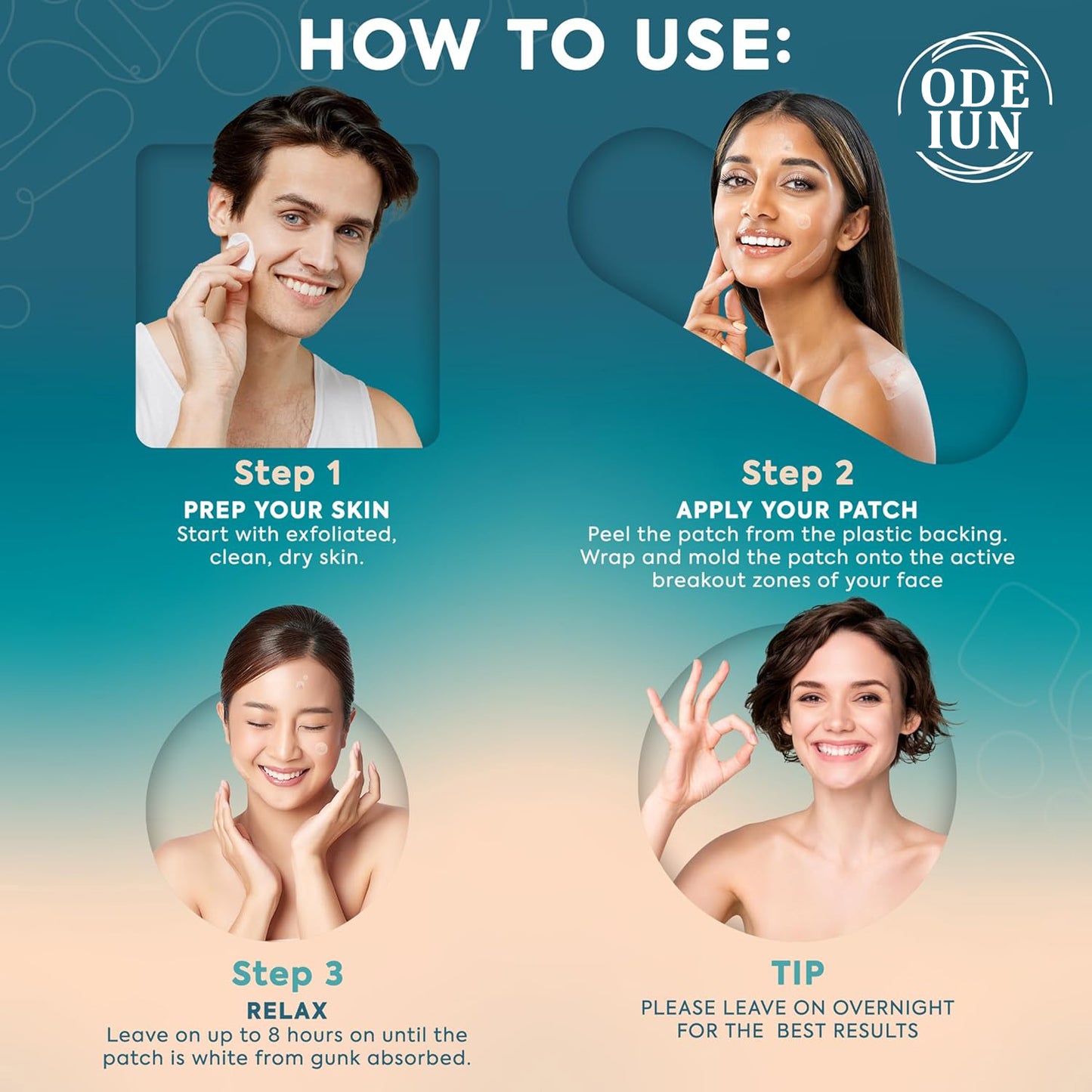 ODEIUN Invisible Ultra-Thin Pimple Fix Patches