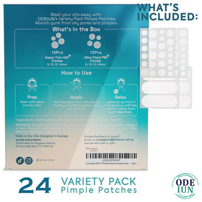 ODEIUN Invisible Ultra-Thin Pimple Fix Patches